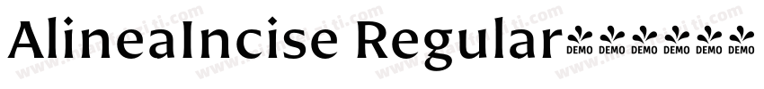 AlineaIncise Regular字体转换